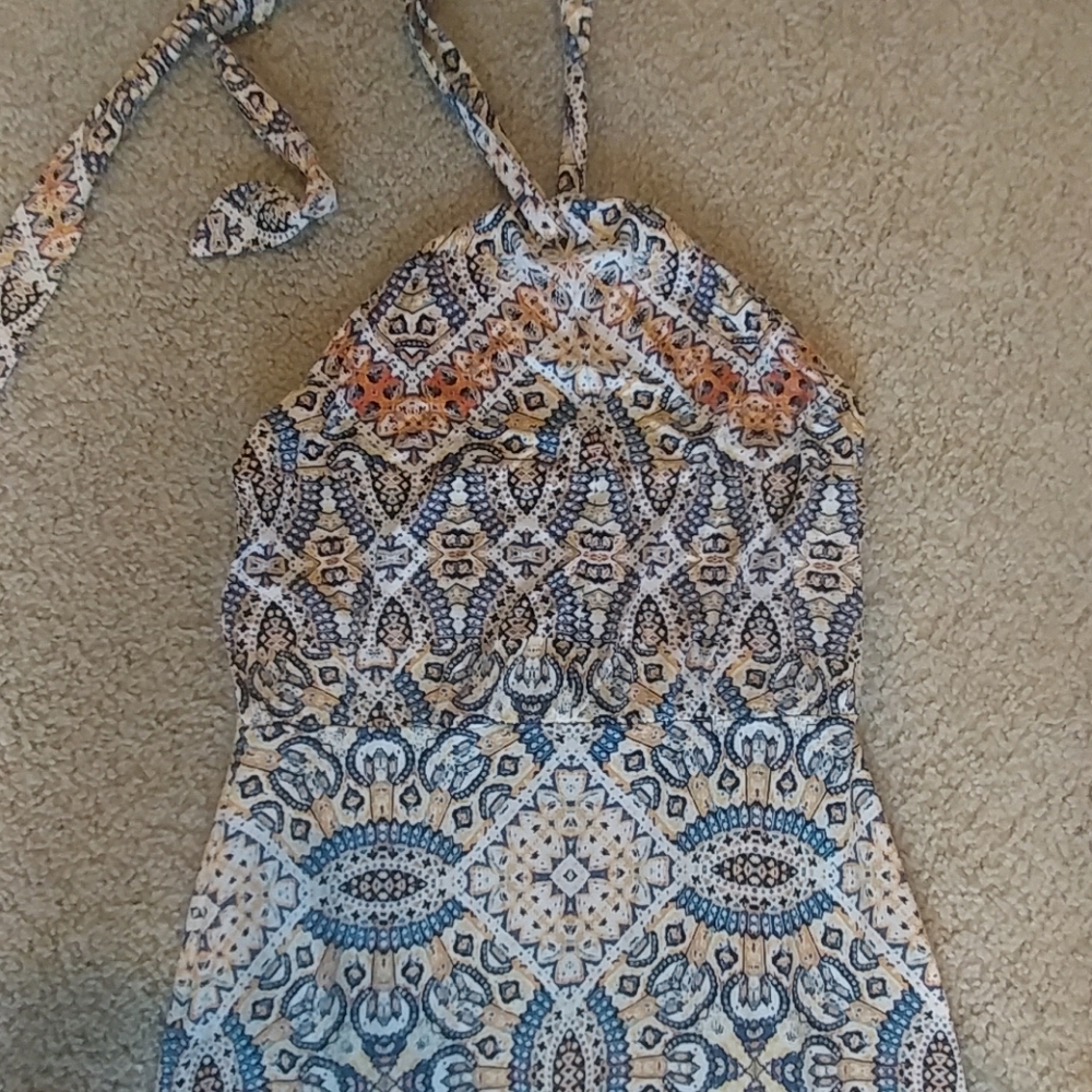 Halter maxi dress